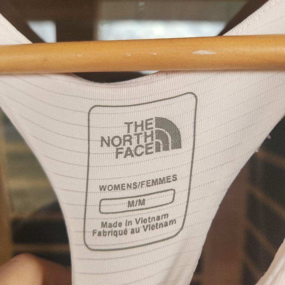 The North Face Floral Racerback Athletic Tank | Built In Bra Tennis Pickleball M - Picture 4 of 8